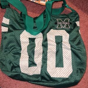 Marshall University football jersey bag